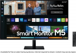 Samsung Smart monitor M5 M50B black, 27"