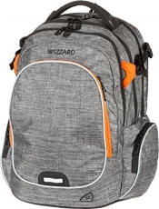 Schneiders Campus Wizzard 15.6" notebook backpack grey/orange