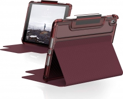 UAG Lucent Series case for Apple iPad 10.2" 2019/2020, aubergine/Dusty Rose red/transparent