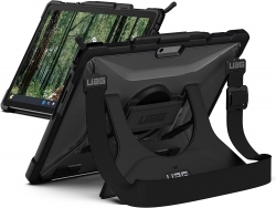 UAG Plasma Handstrap case Microsoft Surface Go 3/Go 2/Go ice black/transparent