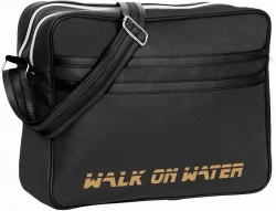 Walk on Water Boarding 15" H notebook-messenger bag, black