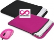 Targus Bundle notebook sleeve 16" pink + mouse blue (BEU3146)