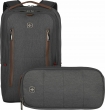 Wenger CityUpgrade backpack 16" with messenger bag grey (606489)