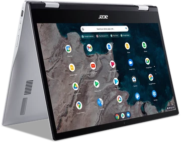 Acer Chromebook Spin 513 CP513-1H-S53J, Silver, Snapdragon 7c, 4GB RAM, 64GB Flash