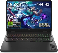 HP OMEN Gaming Laptop 16-ap0174ng, Shadow Black, Ryzen 9 8940HX, 16GB RAM, 1TB SSD, GeForce RTX 5060