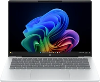 HP OmniBook 5 AI 14-he0754ng, Glacier Silver, Snapdragon X - X1-26-100, 16GB RAM, 512GB SSD