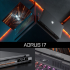GIGABYTE AORUS 17 KE4 72DE514SO, Core i7-12700H, 16GB RAM, 1TB SSD, GeForce RTX 3060