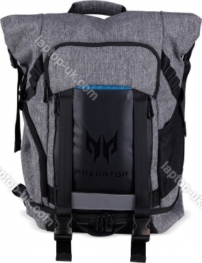 Acer Predator Gaming Rolltop Backpack, grey/blue
