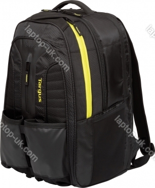 Dell Targus Work + Play Rackets 15.6" Laptop Backpack, black/yellow