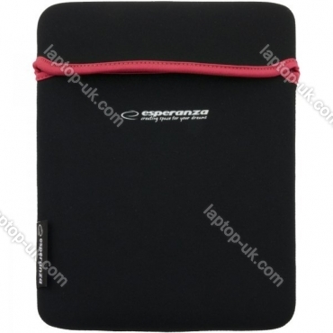 Esperanza neoprene 9.7" sleeve, black/red