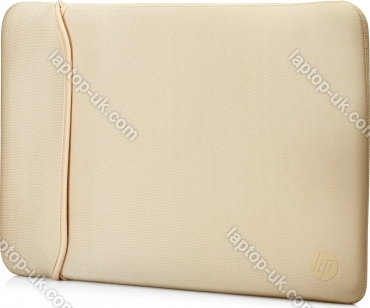 HP 14" Neoprene Reversible sleeve, black/gold