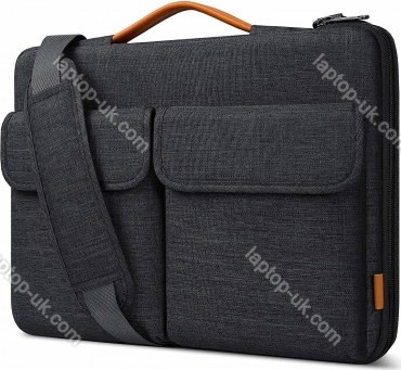 Inateck 13" EdgeKeeper 360° protective Laptop shoulder bag, black grey