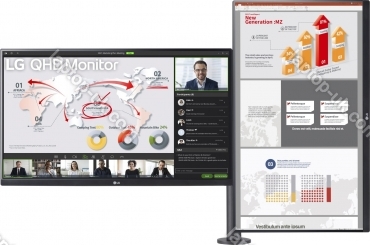 LG 27QP88DP-B, 2x 27"