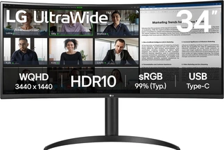 LG UltraWide 34WR55QK-B, 34"