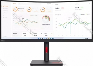 Lenovo ThinkVision T34w-30, 34"