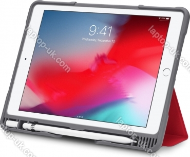 STM Dux Plus Duo red/transparent, iPad 9.7" 5th/6th gen