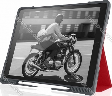 STM Dux Plus red/transparent, iPad Pro 12.9" 1st/2nd gen