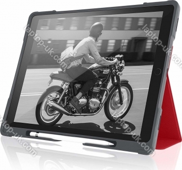 STM Dux Plus red/transparent, iPad Pro 12.9" 1st/2nd gen