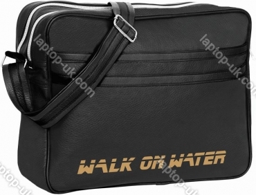 Walk on Water Boarding 15" H notebook-messenger bag, black