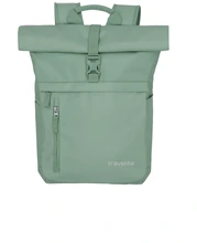 Travelite Basics Rollup laptop backpack, 15.6", light green