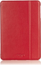 knomo Folio Hard Shell sleeve red for iPad mini