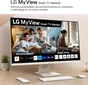 LG MyView Smart Monitor 27SR53F-W, 27"