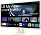 LG MyView Smart Monitor 32SR50F-W, 31.5"